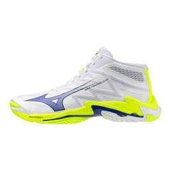 foto MIZUNO WAVE LIGHTNING ELITE MID WHITE LIGHTY ELLOW DAZZLING BLU